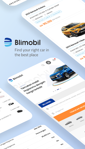 Android application Blimobil screenshort