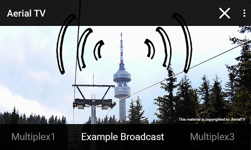 Android application Aerial TV - DVB-T receiver screenshort