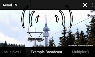 screenshot of Aerial TV - DVB-T receiver