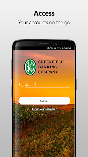 Android application GBC Mobile Banking screenshort