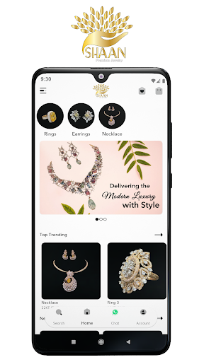 Android application Shaan Premium Jewelry screenshort
