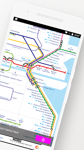 Dublin Tram Train Map Offline