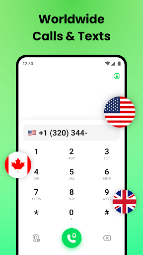 Screenshot of 2nd Phone Number - Text & Call