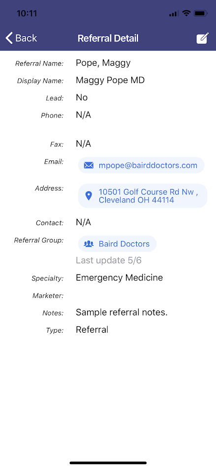 #6. MI Contact - QA (Android) 由: MedInformatix, Inc.