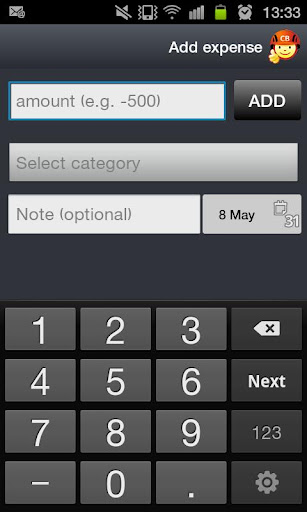 CashBase Screen 2