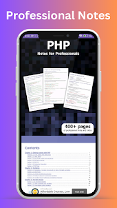 Learn PHP - Professional Notes