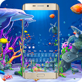 3D marine aquarium icon
