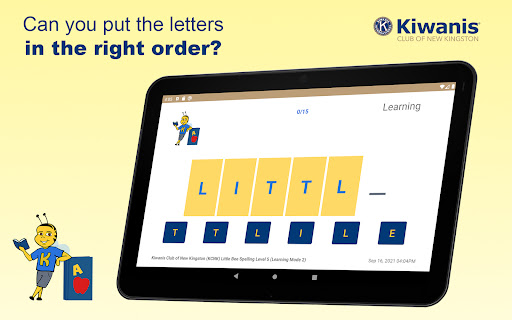 Little Bee Learn Spelling KCNK Screen 2