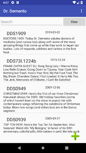 Android application Dr. Demento screenshort