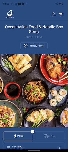 Android application Ocean Asian Food & Noodle Box screenshort