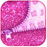 Pink Glitter Custom Keyboards icon