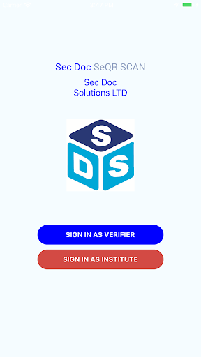 Android application Sec Doc SeQR Scan screenshort