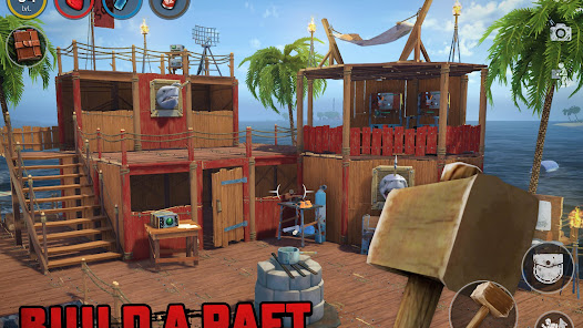 Raft Survival: Ocean Nomad Mod APK 1.212.1 Money For Android or iOS Gallery 10