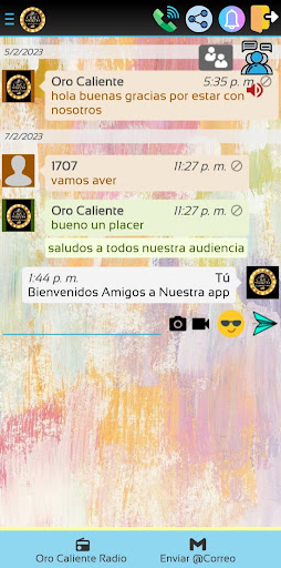 Oro Caliente Radio 107.5 fm Screen 3
