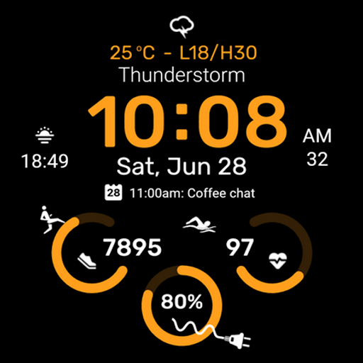 Watch face CNW-36 screenshot 15