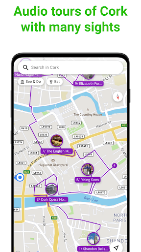 Android application Cork Audio Guide by SmartGuide screenshort