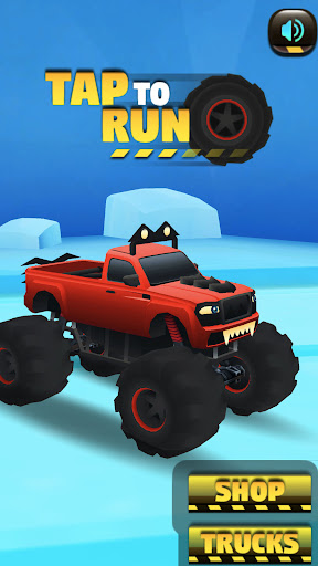 Android application Monster Truck 3D Runner action screenshort