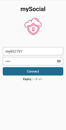 Android application MySocial screenshort