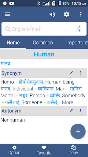 English To Nepali Dictionary Screen 3
