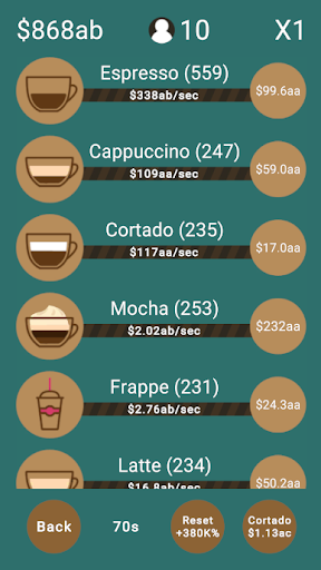 CoffeeIDLE Screen 3