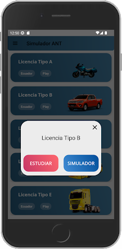 Simulador de Examen Ecuador Screen 2