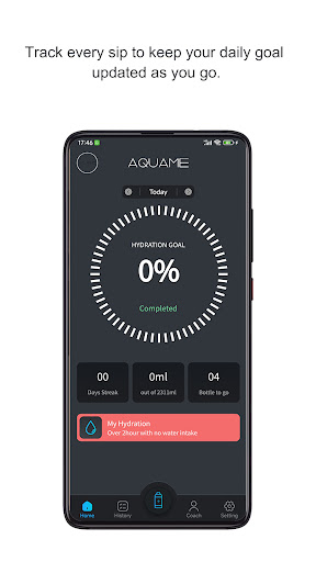 Android application AQUAME PRO screenshort