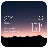 The hills dawn weather widget icon
