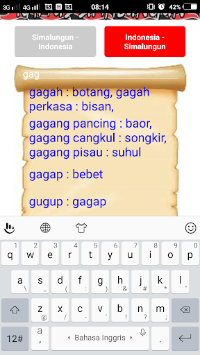 Kamus Simalungun Indonesia Off