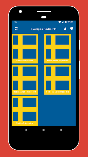 Android application Radio Sweden - Radio Sweden FM screenshort