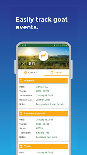 My Goat Manager - Farming app Screen 2