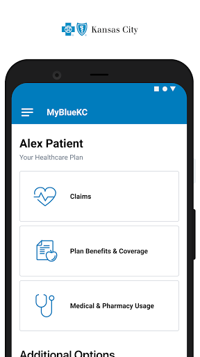 Android application MyBlueKC screenshort
