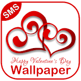 Happy Valentine day sms,wallpaper & gif icon