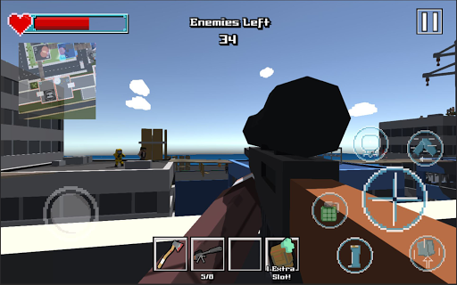 Sniper Shooter Blocky Hitman 1.5 screenshots 1