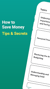 How to Save Money: Great Tips