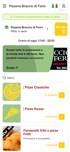 Pizzeria Braccio di Ferro Screen 2