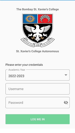 Android application St. Xavier's College screenshort