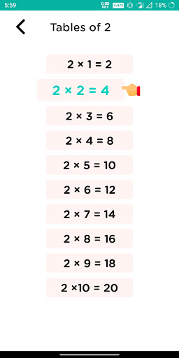 Maths Multiplication Tables