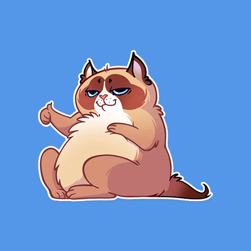 Cat stickers for WhatsApp logo