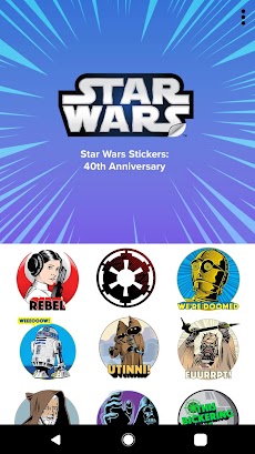 Star Wars Stickers: 40th Annivのおすすめ画像1