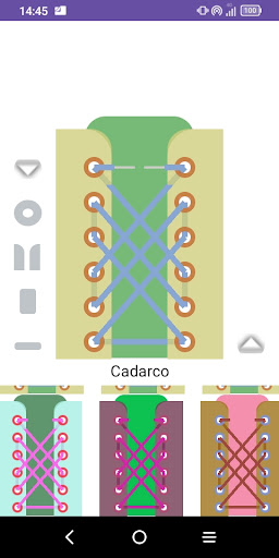 Shoe lacing step by step guide Screen 3