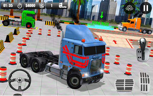 #2. American Truck Parking Games (Android) By: Artixson