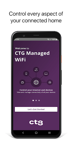 Android application CTG Managed WiFi screenshort