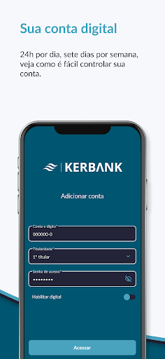 Android application Kerbank Digital screenshort