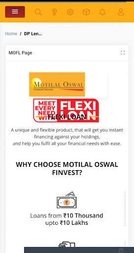 MOFinvest App Screen 3