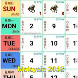 Kalendar Malaysia 2018 icon