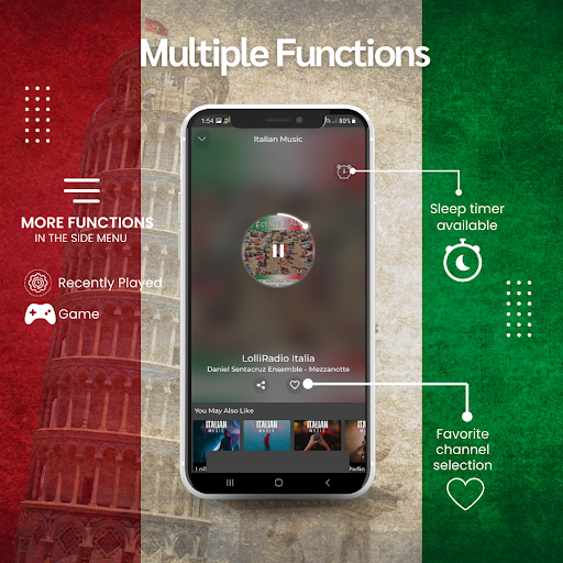 Screenshot of Italian Music App