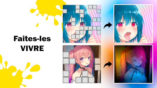 Waifu Puzzles HD Jeux d'Anime