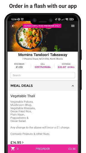 Momins Tandoori Takeaway Screen 2