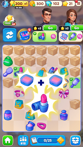 Merge and Makeover Fashion Game