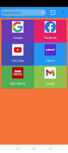Android application Falcon Browser screenshort